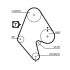 PASEK ROZRZĄDU GATES 5129 OPEL 1.6-1.7D 86-