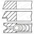 PIERŚCIENIE TŁOKOWE GOETZE 0832620000 STD PORSCHE 1.75/1.75/3 M64