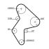 PASEK ROZRZĄDU GATES 5249XS PSA 2.1D 90-