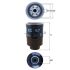 FILTR PALIWA KNEHT KC67 F NISSAN 1.7-3.0 82-