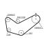 PASEK ROZRZĄDU GATES 5218 SUBARU 1.8 85-90