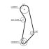 PASEK ROZRZĄDU GATES 5489XS VW 1.6-2.0 94-