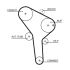 PASEK ROZRZĄDU GATES 5564XS VW 1.9D 94-