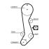 PASEK ROZRZĄDU GATES 5358XS TOYOTA 1.3 92-