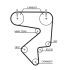 PASEK ROZRZĄDU GATES 5194XS TOYOTA 2.0 89-98