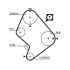 PASEK ROZRZĄDU GATES 5214XS TOYOTA 2.4-2.8D 88-
