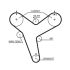 PASEK ROZRZĄDU GATES 5380XS TOYOTA 3.0 89-