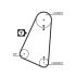 PASEK ROZRZĄDU GATES 5015 VW 0.9-1.3 74-