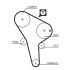 PASEK ROZRZĄDU GATES 5176 VW 1.5D-1.7D 79-