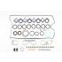KOMPLET USZCZELEK GŁOWICY CORTECO 418723P RENAULT 2.2 DCI 16V 05-