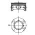 TŁOK KOLBENSCHMIDT 40027700 STD OPEL 1.8 Z18XER 04-