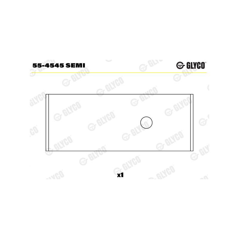 TULEJKA KORBOWODOWA GLYCO 554545 ROVER 2.3-2.5D 79-