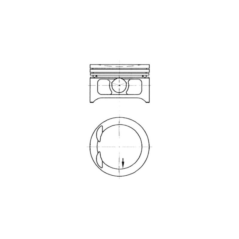 TŁOK KOLBENSCHMIDT 97363610 0.50 OPEL 2.2 16V X22XE 92-01