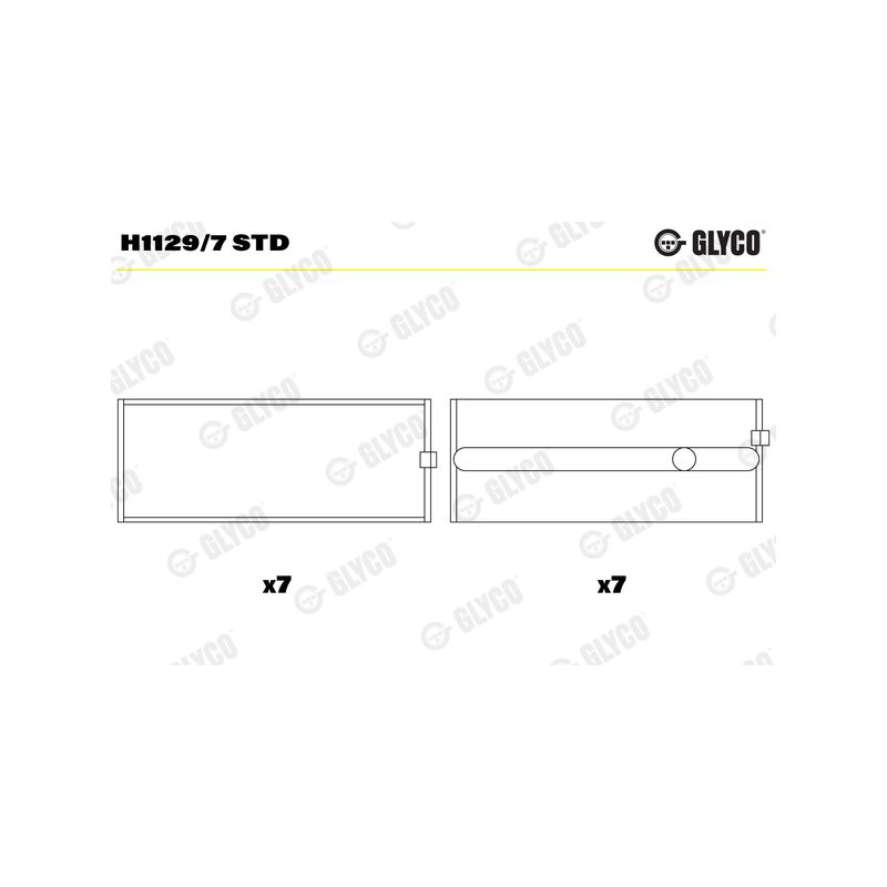 PANEWKI GŁÓWNE GLYCO H11297 STD RVI MIDR06.20.45  96- 