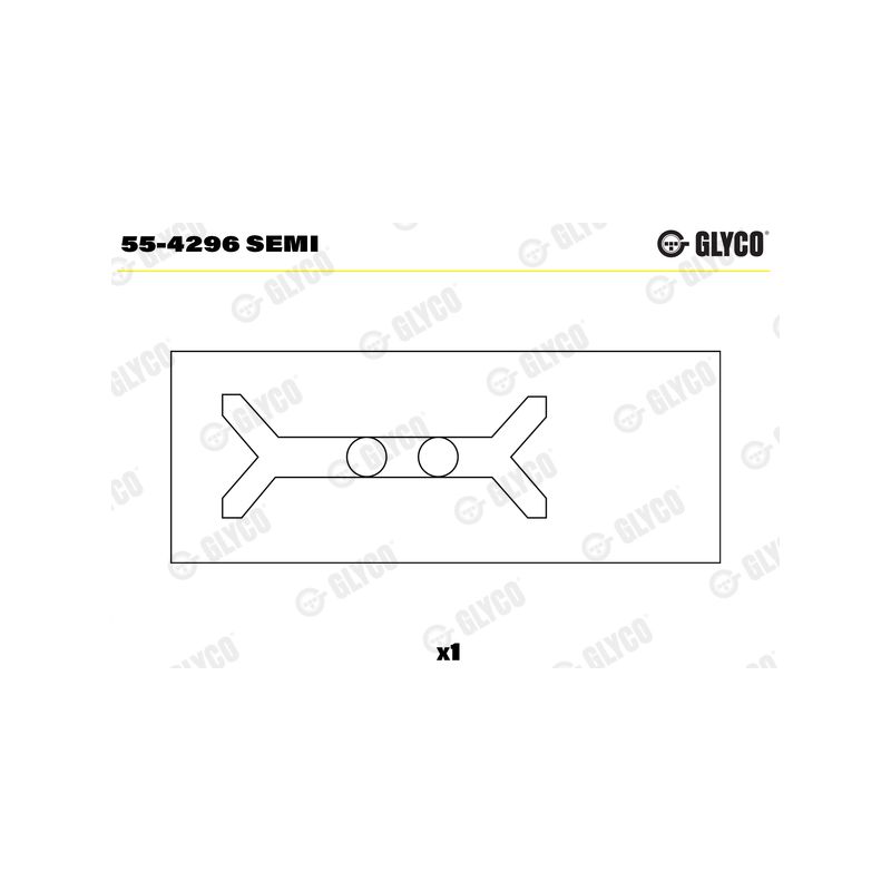 TULEJKA KORBOWODOWA GLYCO 554296 SEMI RVI MIDR06.02.45