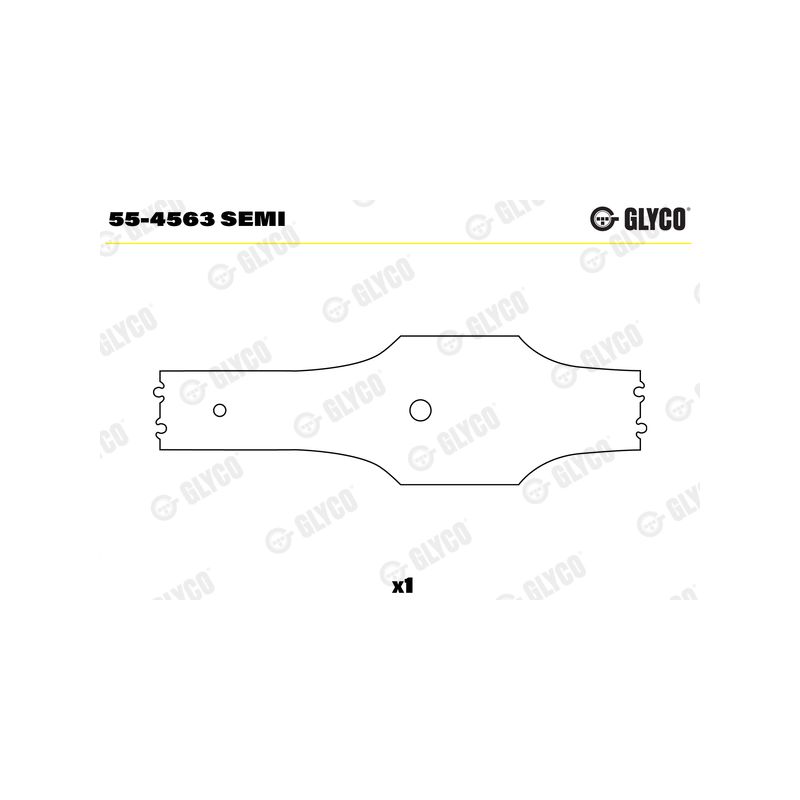 TULEJKA KORBOWODOWA GLYCO 554563 MAN D2676 04-