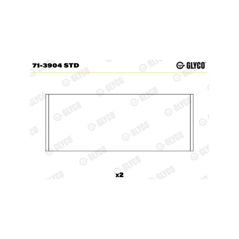 PANEWKI KORBOWODOWE GLYCO 713904 STD VW SPUTTER  1.9TDI  99- 