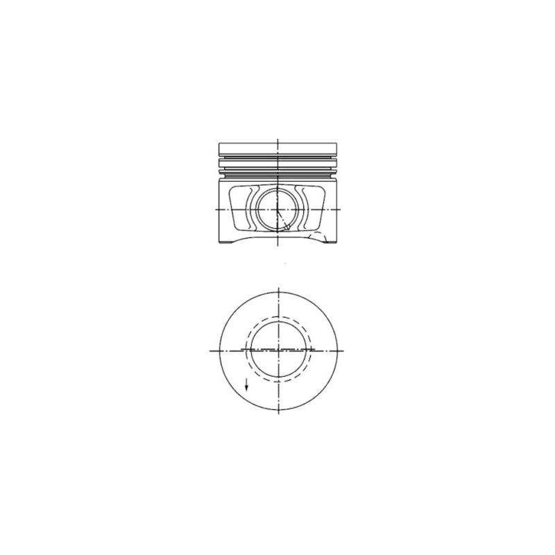 TŁOK KOLBENSCHMIDT 40387620 0.50 VW 16V  2.0TDI 03-