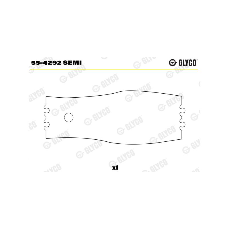 TULEJKA KORBOWODOWA GLYCO 554292 SEMI RVI MIDR06.20.30