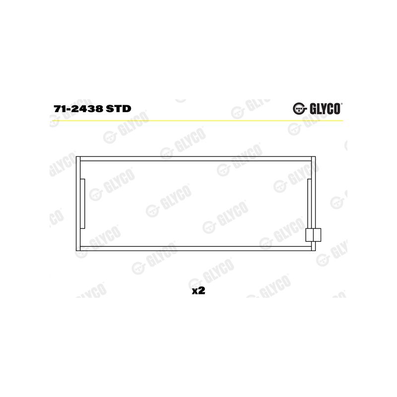 PANEWKI KORBOWODOWE GLYCO 712438 STD IHC/CASE 1cz.-75