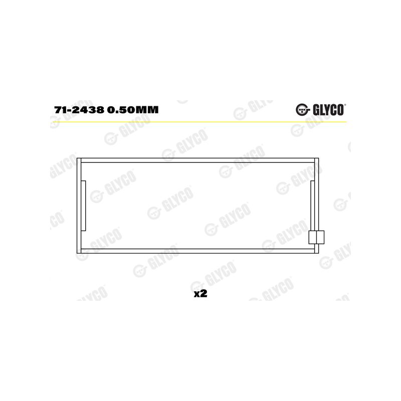 PANEWKI KORBOWODOWE GLYCO 712438 0.50 IHC/CASE 1cz.-75