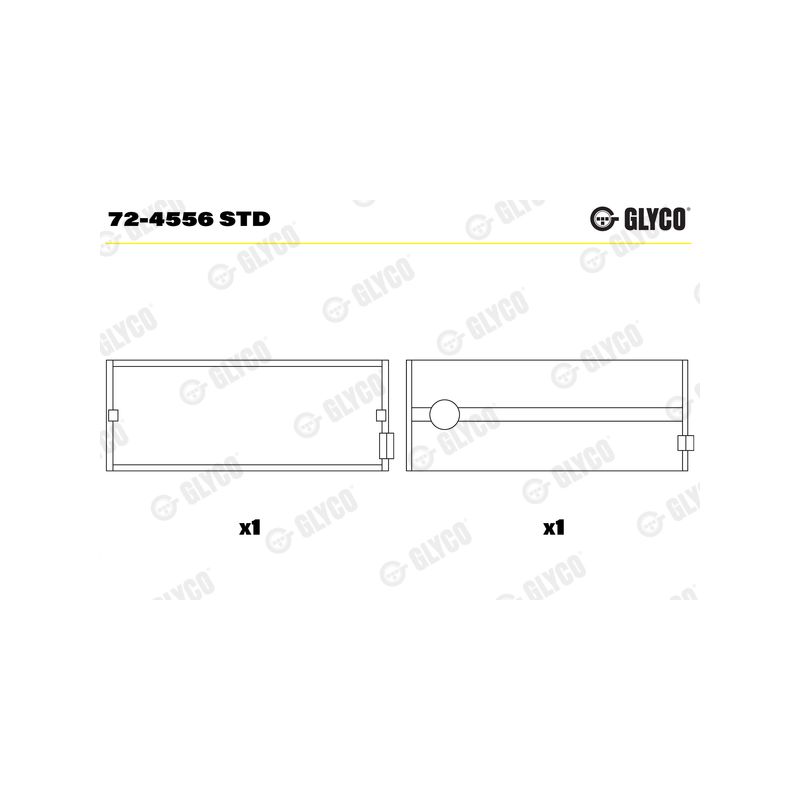 PANEWKI GŁÓWNE GLYCO 724556<AEM92344> STD IVECO 8040.25  87- 