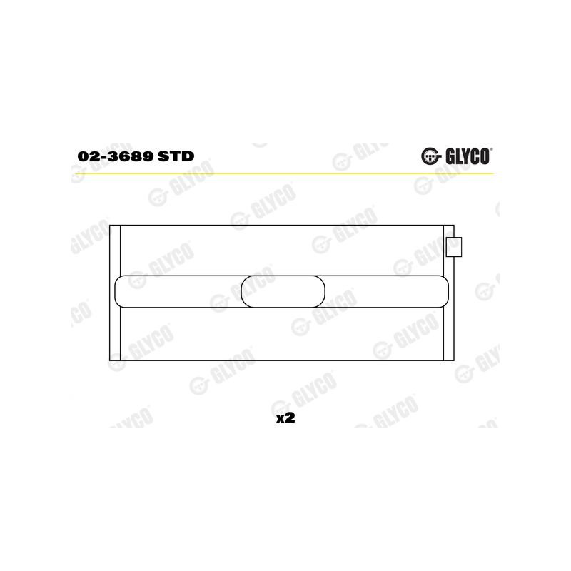 PANEWKI GŁÓWNE GLYCO 023689 STD DEUTZ FL1011  89- 