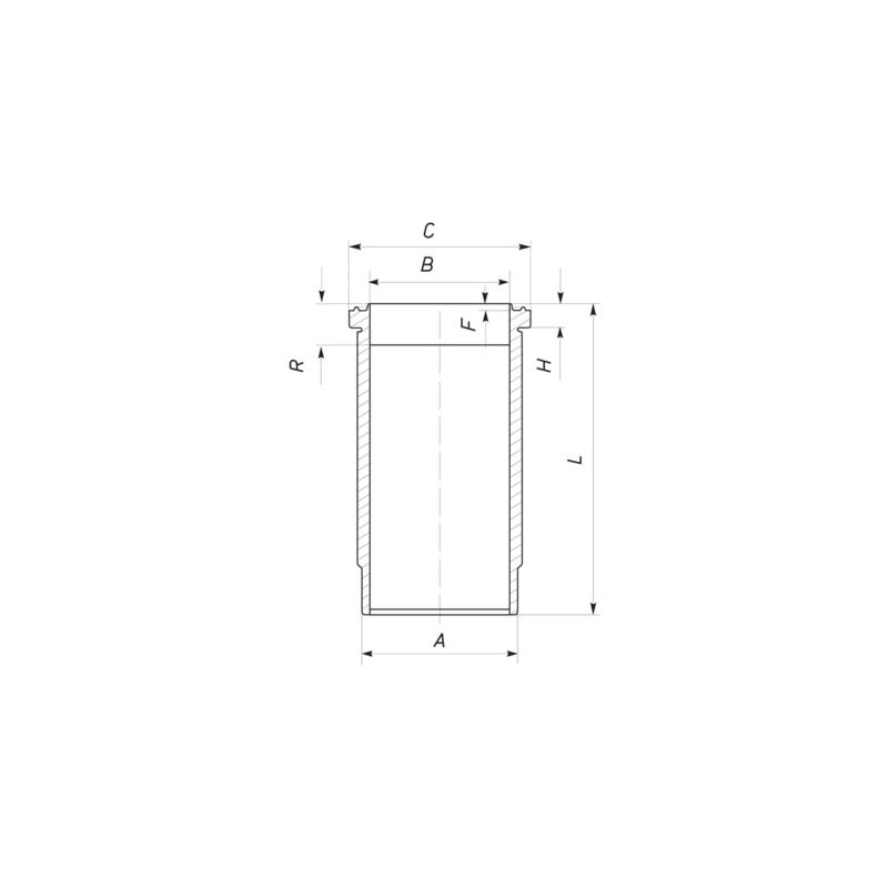 TULEJA CYLINDROWA MAHLE 037WN25 VOLVO TD122 84-
