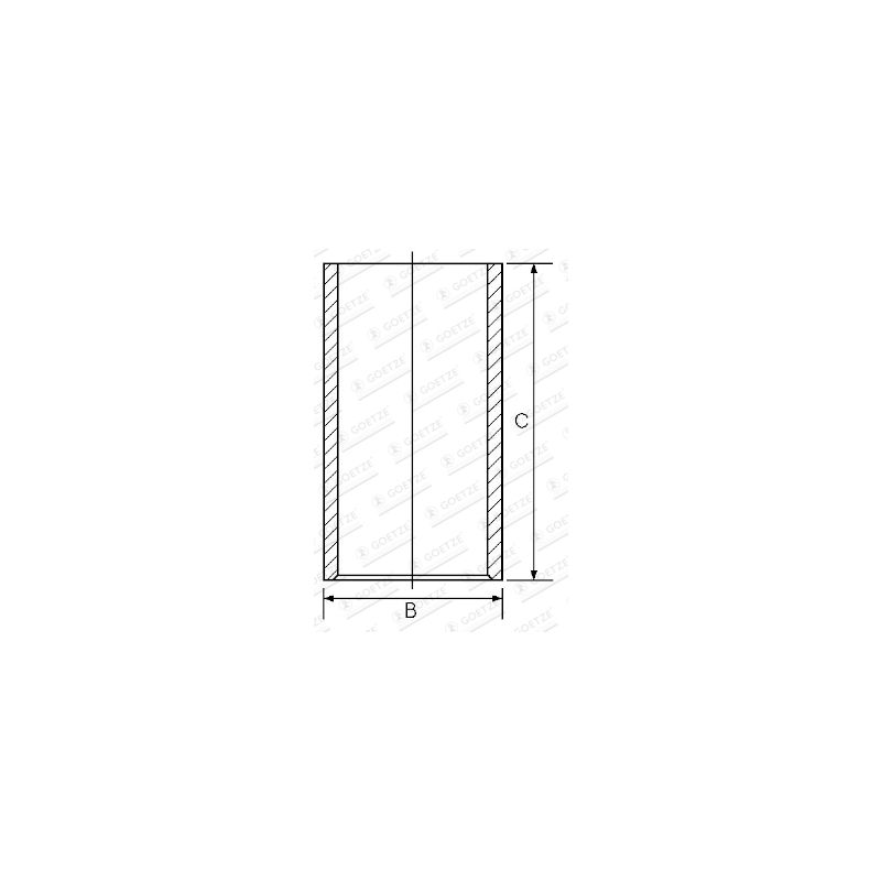 TULEJA CYLINDROWA GOETZE 1401370000 FORD 2704E 65-93