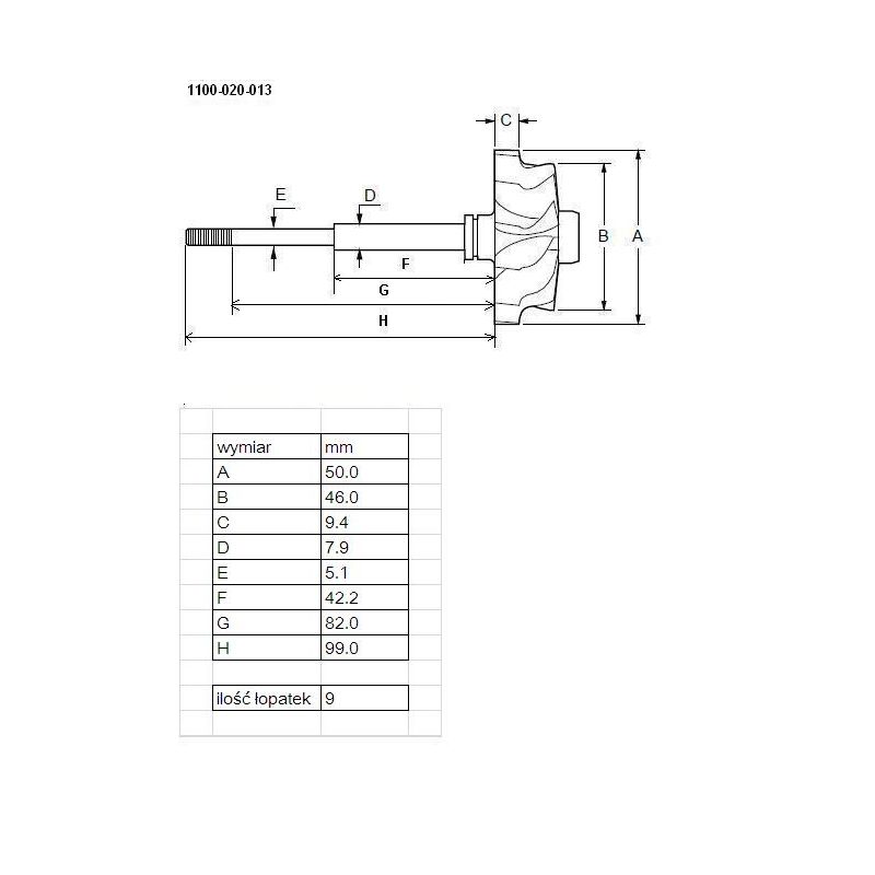 WIRNIK JRONE T1527 GT2556V