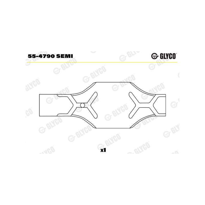 TULEJKA KORBOWODOWA GLYCO 554790 DAF MX265 06-