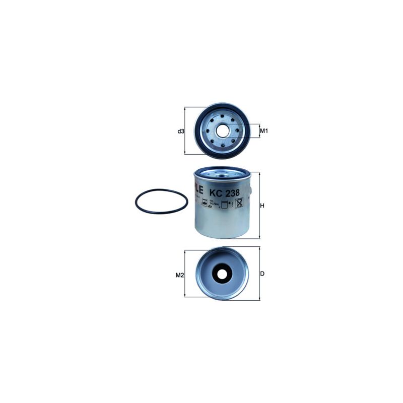 FILTR PALIWA KNEHT KC238D ILTR.PL CHRYSLER 2.5TD 90-95