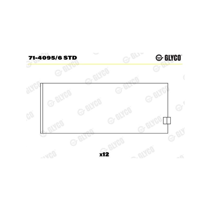 PANEWKI KORBOWODOWE GLYCO 7140956 STD IVECO F3BE0681  00- 