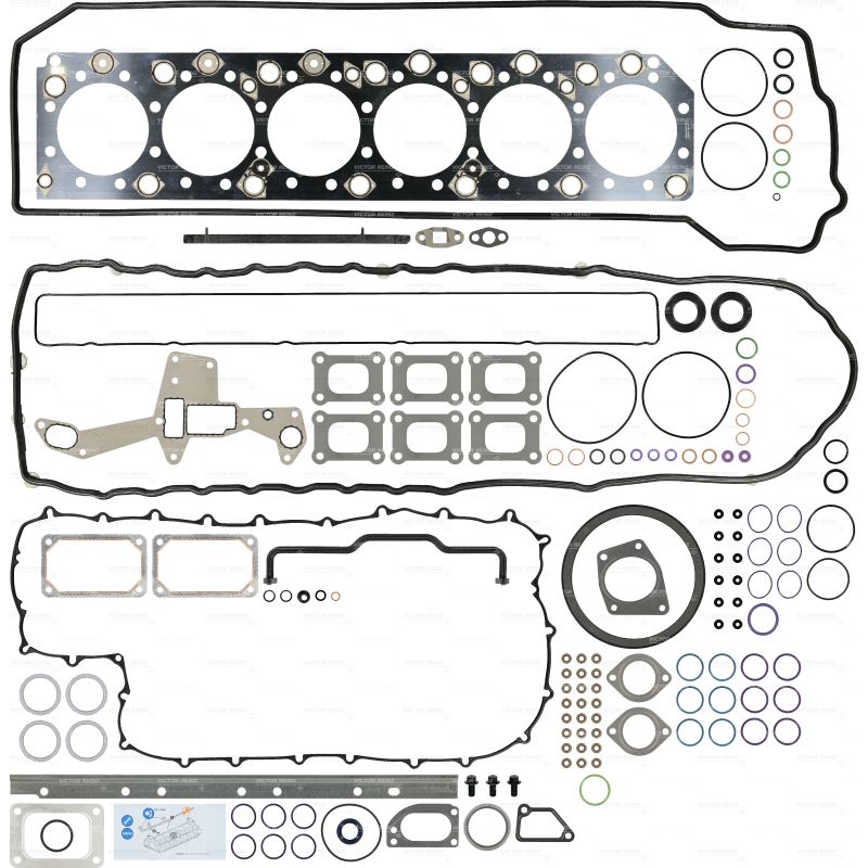 KOMPLET USZCZELEK SILNIKA VICTOR REINZ 01-36260-03 RVI DXi12 04-06