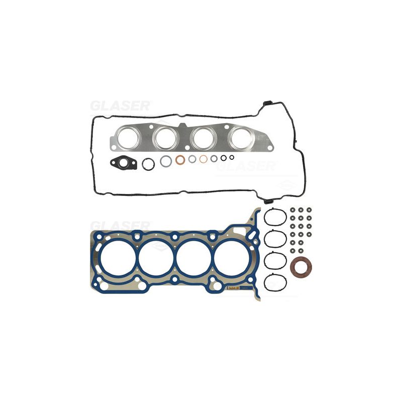 KOMPLET USZCZELEK SILNIKA GLASER S38055-00 SMART 1332cc 16V 04-06