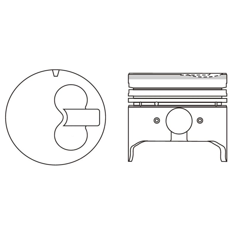 TŁOK MV PARTS 74340 STD DH 1.0D mot-CL b.p. 83-87