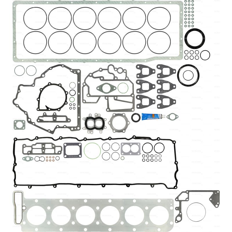 KOMPLET USZCZELEK SILNIKA VICTOR REINZ 01-37180-02 MAN D2066 -