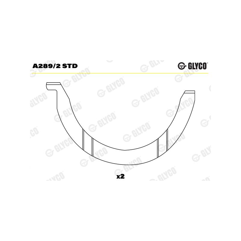 PANEWKI OPOROWE GLYCO A2892 STD RENAULT 2.2DCi 01-