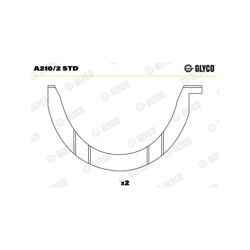 PANEWKI OPOROWE GLYCO A2102<AEW2377> STD R/PG 2.0-2.2