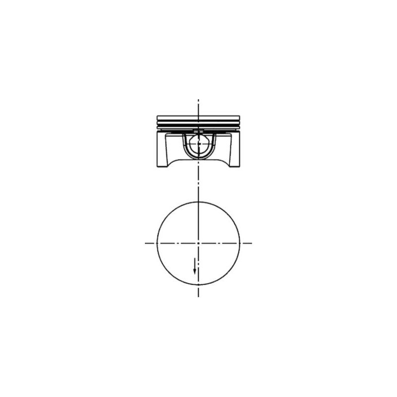 TŁOK KOLBENSCHMIDT 40388620 0.50 OPEL 16V  1.6 03-