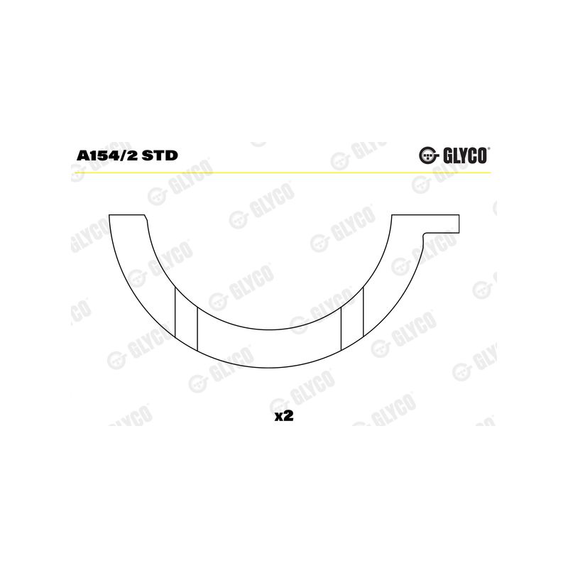 PANEWKI OPOROWE GLYCO A1542 STD SMART 0.8CDI 98-