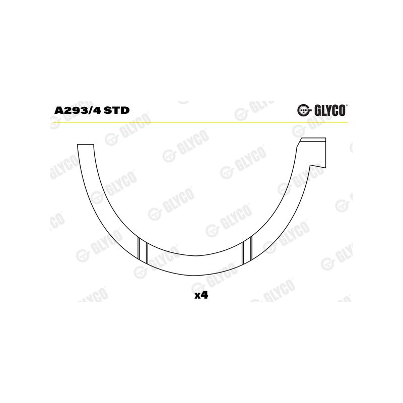 PANEWKI OPOROWE GLYCO A2934 STD DAF MX265 06-