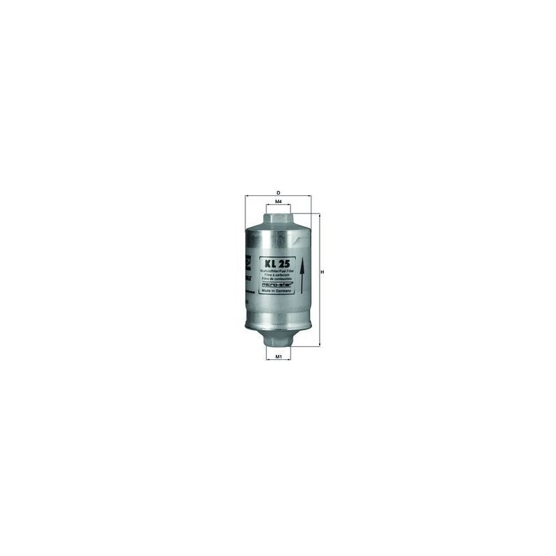 FILTR PALIWA KNEHT KL25<PP824>FILTR.PL VW 1.6 76-78