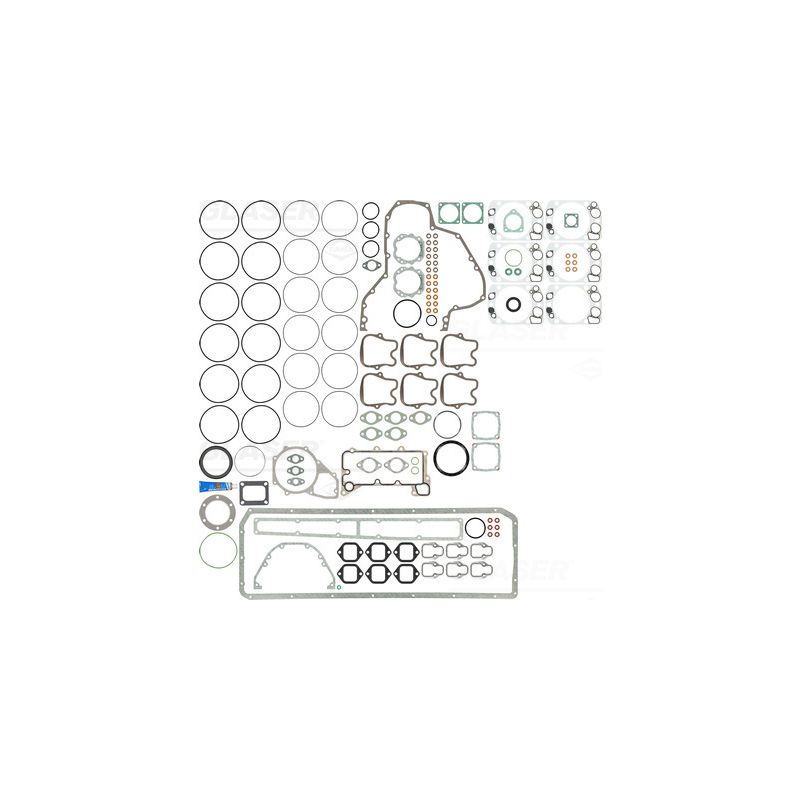 KOMPLET USZCZELEK SILNIKA GLASER S37189-00 MAN D2876 -