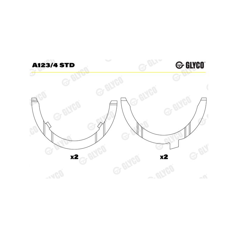PANEWKI OPOROWE GLYCO A1234 STD VW 1.0-2.4 73-