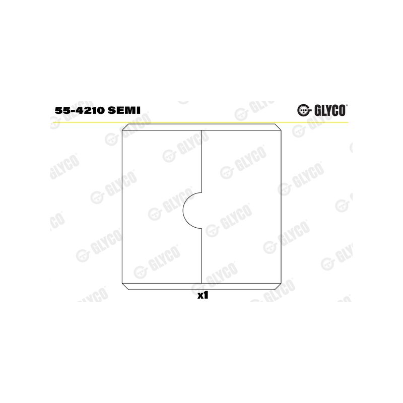 TULEJKA KORBOWODOWA GLYCO 554210<60009X> SEMI FIAT 126P,CC700