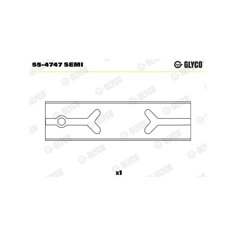TULEJKA KORBOWODOWA GLYCO 554747 MAN D2866 83-