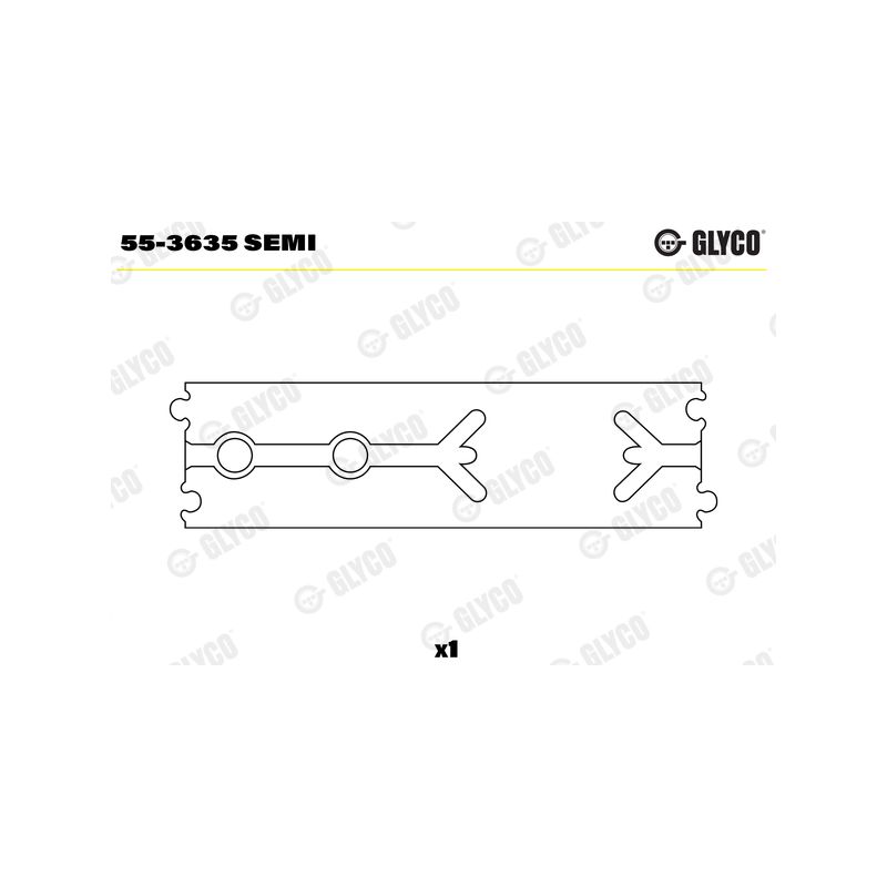 TULEJKA KORBOWODOWA GLYCO 553635 MERCEDES 2.9D M602 28m