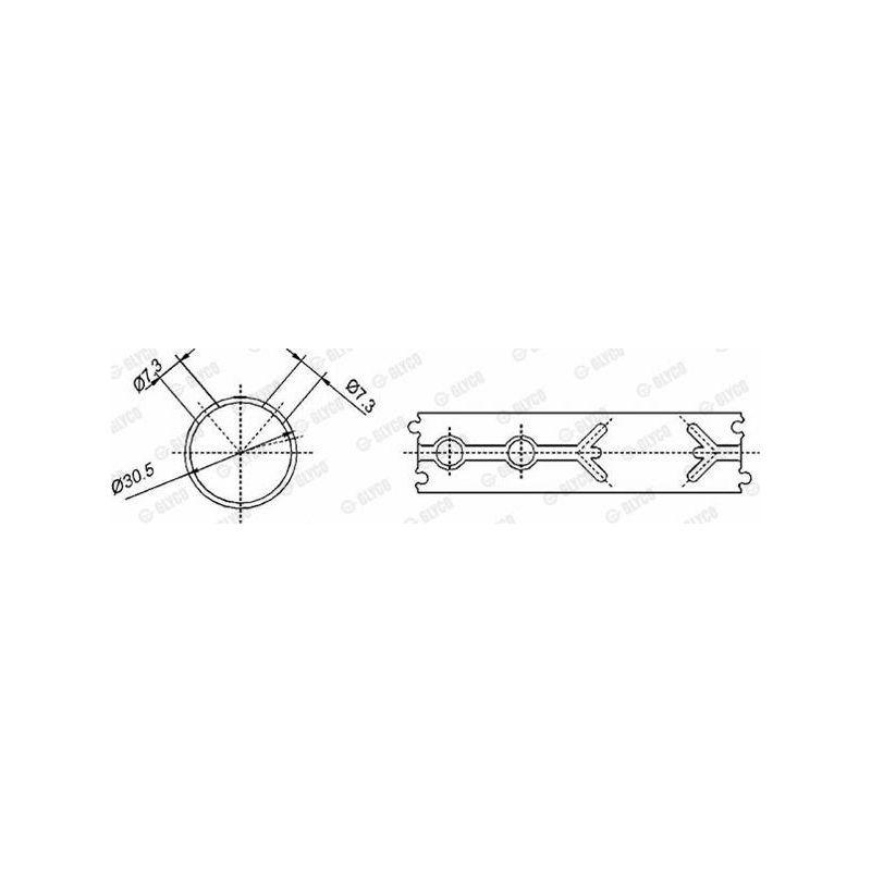 TULEJKA KORBOWODOWA GLYCO 553830 MERCEDES 2.9D M602 28mm