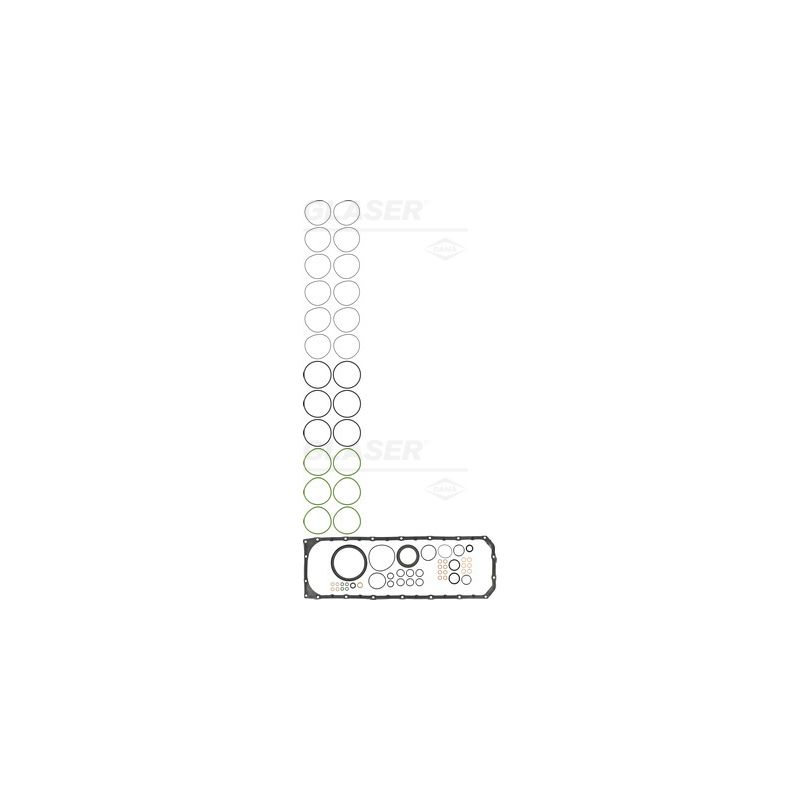 KOMPLET USZCZELEK BLOKU GLASER B37164-00 RVI 11C/11E/11G 00-